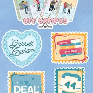 5 Ops (NOT COMBO 5) Off Campus Stickers, Hockey Romance Sticker