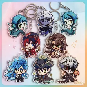 Floyd, Jade Leech, Azul Ashengrotto, Riddle Rosehearts, Leona Kingscholar, Idia Shroud, Malleus Draconia, Skully - Acrylic Keychain