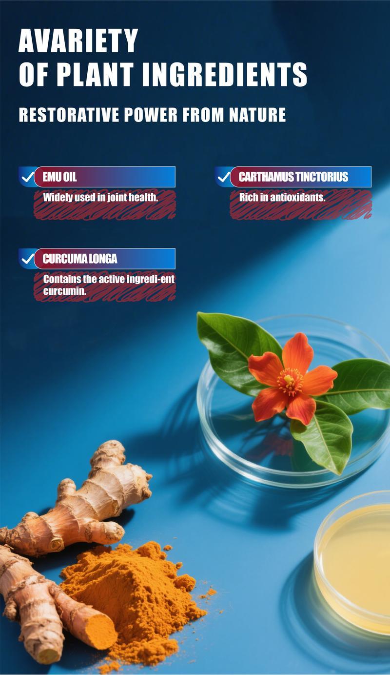 [50g] LANZF Joint Relief Massage Cream  for Knee Lumbar Neck Hand & Foot Repair Therapeutic Gel for Muscle Relief and Pain Management