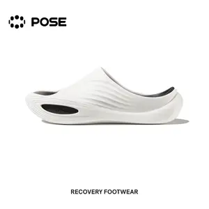POSE Relax Air Recovery Sandals for Men & Women - Plantar Fasciitis Relief, EVA Massage Pods Slides, Removable Insole, Flexible, Breathable, All Seasons, Lightweight Cushioned Shock-Absorbing Athletic Shoes for Walking & Standing