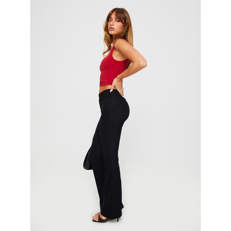 Kinkirk Flared Pants Black Petite
