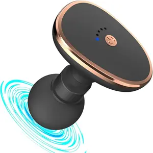 Mini Deep Tissue Massage Gun Wireless USB Charging 3200 RPM Adjustable Speed Portable Muscle Percussion Therapy Device for Home Gym Muscle Relief for Athletes with 5 Attachments
