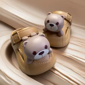 Cute EVA Bear Design Closed-Toe Clogs For Kids - Non-Slip Indoor/Outdoor Summer Slippers, Unisex Boys & Girls! Adorable Cool Footwear # CuteToddlerClogs # MomApprovedShoes # BearDesignFootwear. # ClosedToeSlippers # Indoor Outdoor Shoes