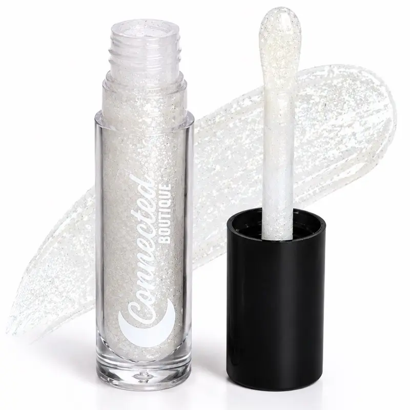 Angel Shimmer Sparkle Lip Gloss High‑Shine by Connected Boutique