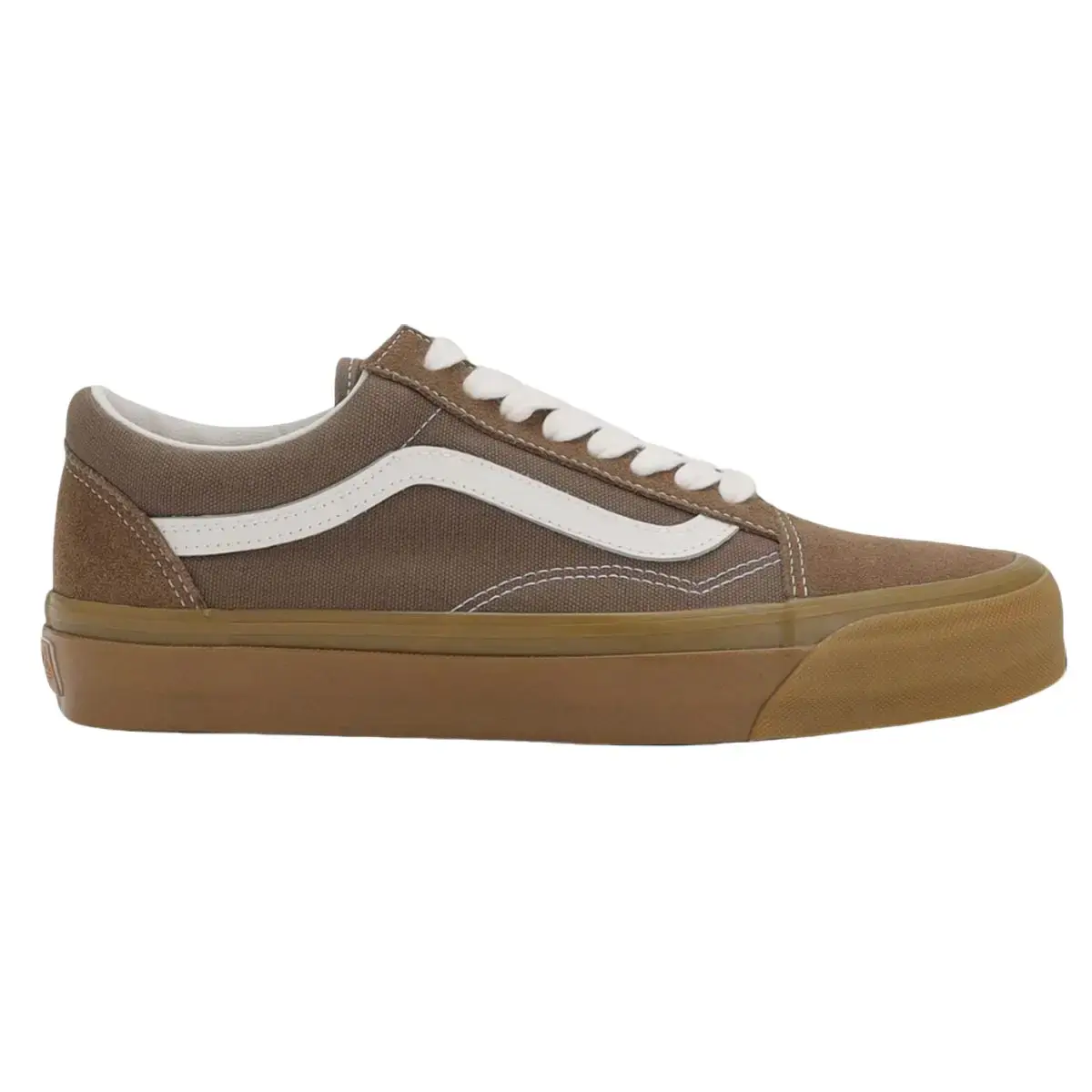 Vans LX Old Skool Brown White Men's Fashion Shoes New