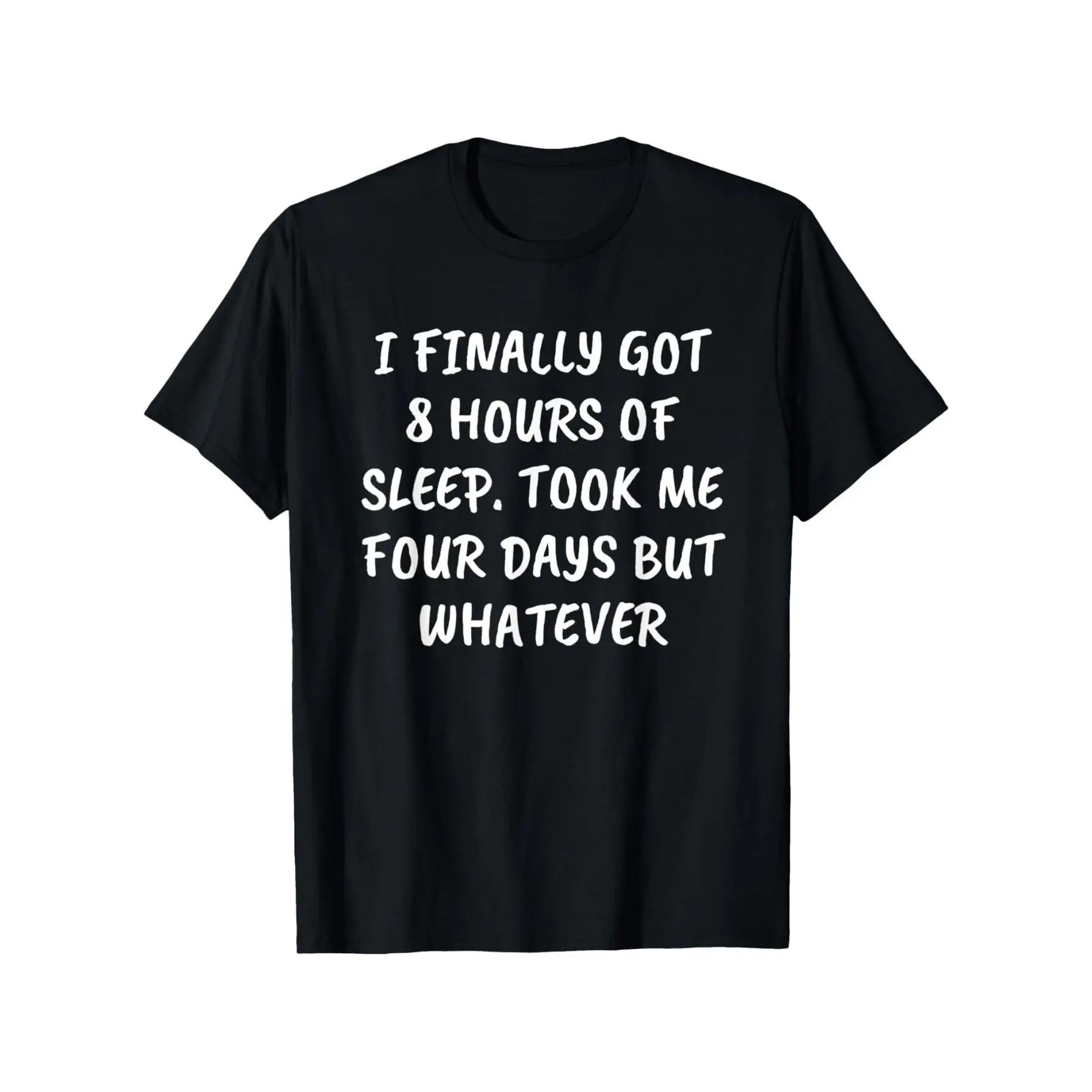 Humorous T-Shirt with a Sarcastic Quote about Insomnia, Perfect for Both Men And Women,