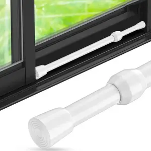 Punch-Free Multi-Functional Telescopic Rod, One Rod For Two Purposes,Door Stopper With Non-Slip Lock,Adjustable Sliding Door Security Bar,Adjustable Window & Glass Door Safety Bar,Secure Sliding Lock Stick & Rubber Tips, Fit For Most Doors, Locks For Home