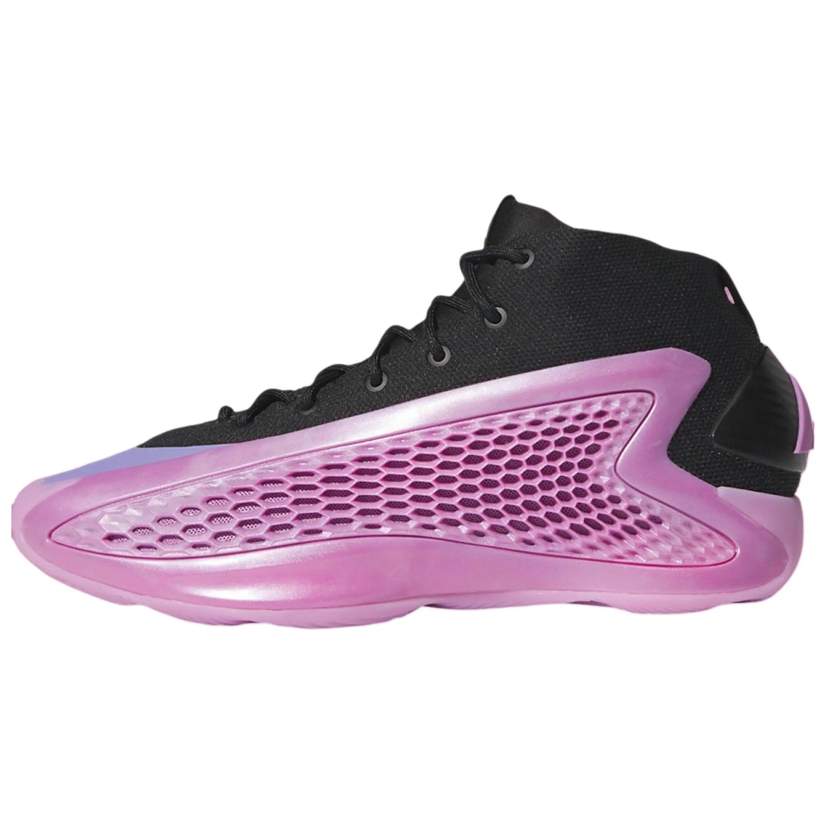 Adidas Anthony Edwards 1 Preloved Purple Durable Non-slip Mid Top Basketball Shoes Men's IG6670