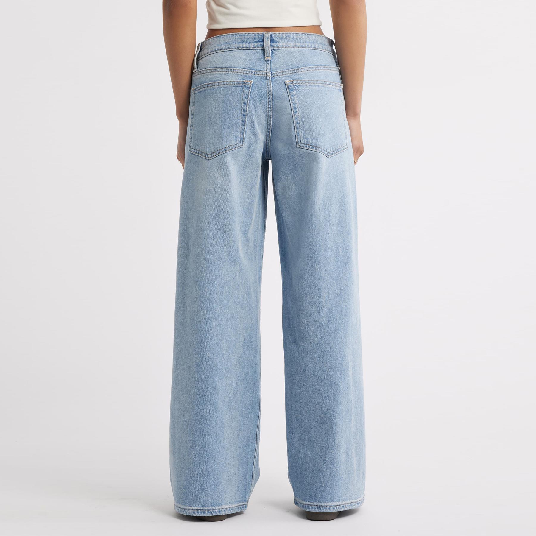 KatchMe Women's Leisure Low-Rise Stretch Multi-Pocket Wide Leg Jeans, Versatile Women's Bottom for Daily Wear Outdoor, Street Trousers, Cozy Womenswear(CN) KatchMe Women's Leisure Low-Rise Stretch Multi-Pocket Wide Leg Jeans, Versatile Women's Bottom for Daily Wear Outdoor, Street Trousers, Cozy Womenswear(CN)