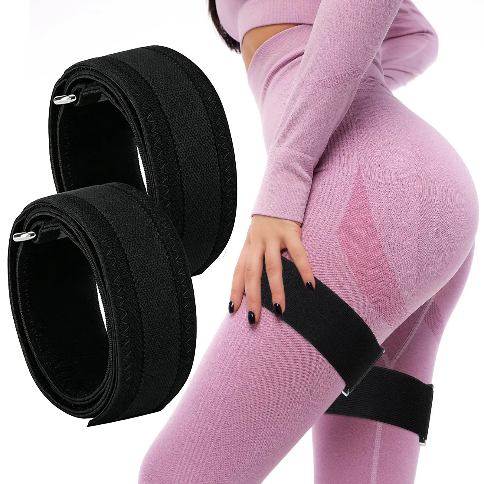 2 Packs Occlusion Bands for Women Glutes & Hip Building Blood Flow Restriction Bands BFR Bundle Booty Bands Adjustable Bundle Booty Band for Exercising Your Butt, Squat, Thigh, Fitness