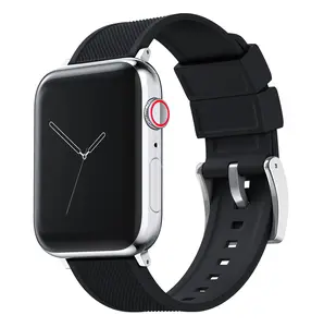 Apple Watch Elite Silicone Black Watch Band