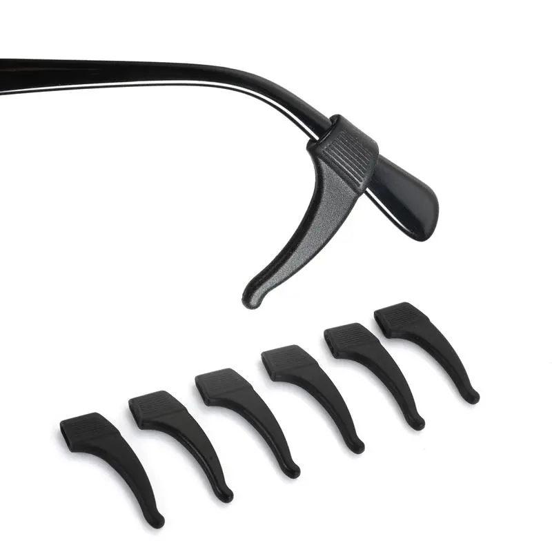5pcs Ear Grip Anti Slip Eyeglass Holder Comfortable Soft Silicone Eyeglasses Grip for Sunglasses Sport Eyeglasses Strap Anti-sweating Fit All Daily Scenarios