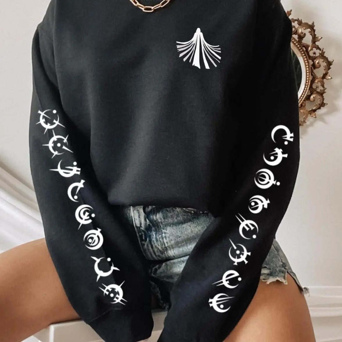 Mistborn crewneck,mistborn cloak,vin elend,kelsier,sazed spook,metal feruchemy symbols,bookish shirt, gift for geeks,Unisex