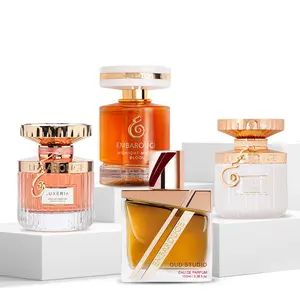 The Infinite Wardrobe Gold Edition | 4-Pack Perfume Set | 4x100ml (13.6 Fl. Oz) | Midnight Mirage Bloom, Luxeria, Lumiora & Oud Studio | The Crisp, The Elegant, The Earthy & The Addictive | Long Lasting Eau De Parfum