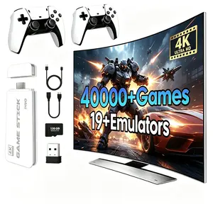 2026 New Upgraded 3.0 Retro Game Stick with Built-in Games HD Output Wireless Controller for TV Monitor Video Gamepad Console Great for Kids & Adults - Portable Gaming System