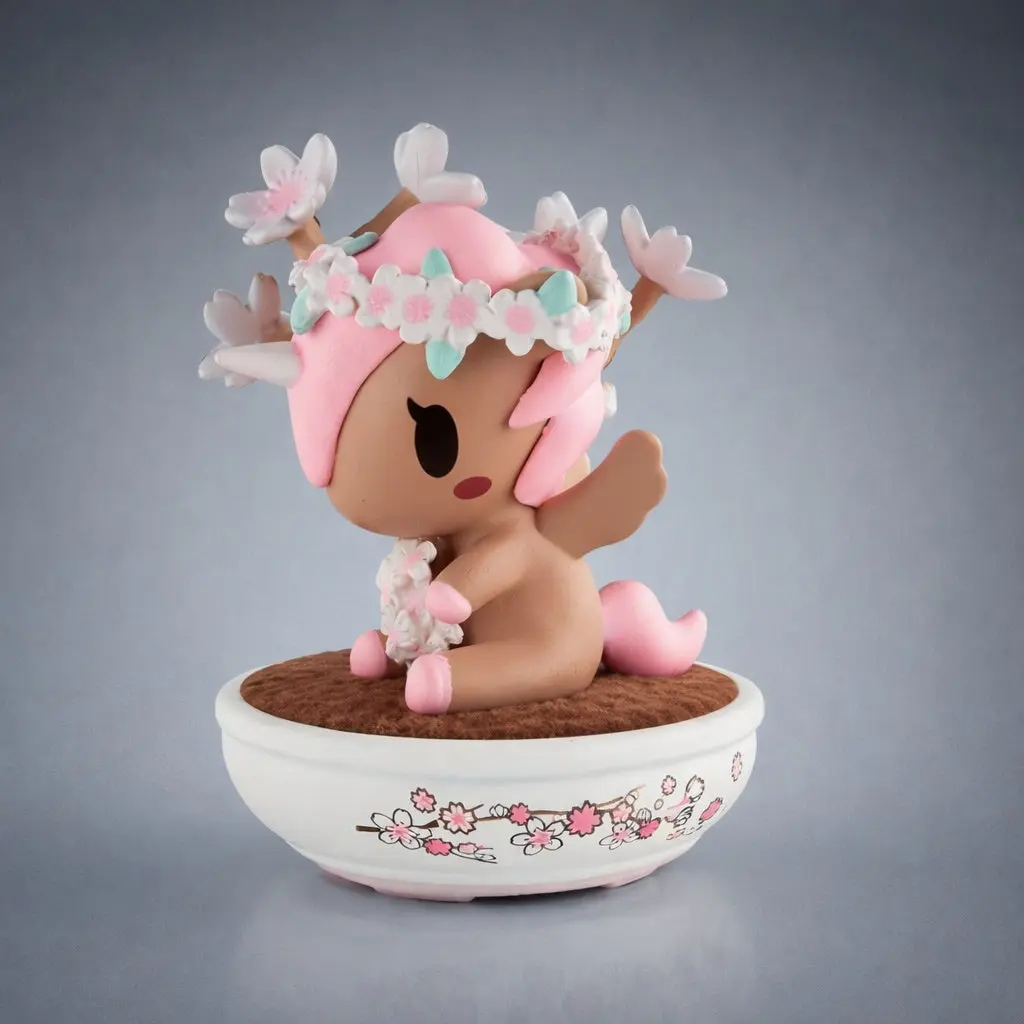 Tokidoki Unicorno Botanical Bonsai Series 11 Blind Box - ABS-PVC Cute Collectible, Sealed New Blind Bag Collectible with 3.5" Display Size, Flocking Accents, Sticker, Single Figure