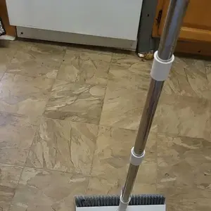 Floor Scrub Brush with Long Handle, cleaning brush,3 in 1 Scrape and Heavy-Duty Stiff Bristle Scrubber Brush for Cleaning Shower Bathroom, Patio, Garage, Kitchen, Wall and Deck,Christmas Gifts