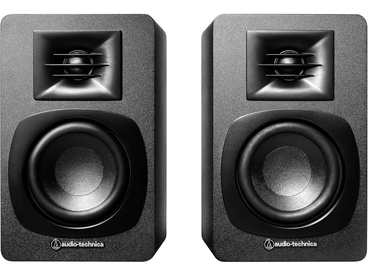 Audio Technica AT-SP3X Powered Bookshelf Speakers with Bluetooth (2024) Audio Technica AT-SP3X Powered Bookshelf Speakers with Bluetooth (2024)