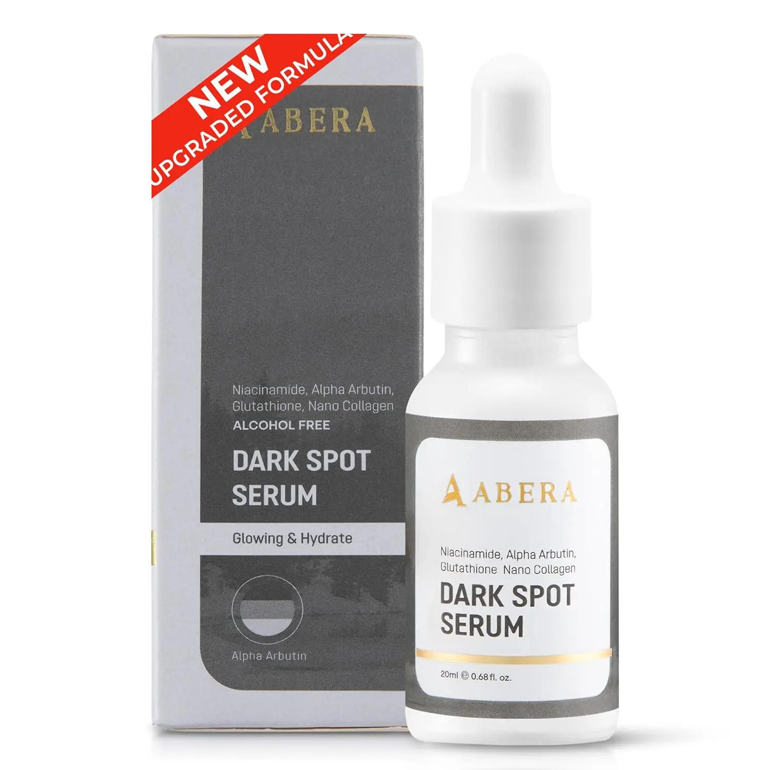 Abera Dark Spot Serum for Face, Dark Spot Corrector, Melasma & Age Spot Treatment, Boost Moisturization & Pore Minimize