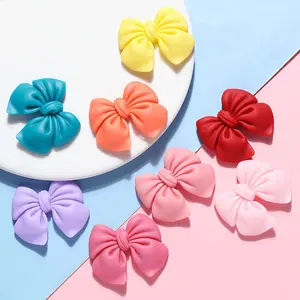 20/50/100pcs Colour Bowknot Magnets - Decorative Refrigerator, Fridge Magnet & Whiteboard Accessories for Kitchen, Office, Home Decor - Durable Resin Material - Ideal Holiday Gifts, Magnetic Bow Tie Decorations