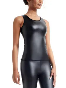 Elastic Shaping Vest, Women's Abdominal Tuckin, Thin Shapewear, Upper Body Tunic, Integrated Yoga Underwear, Tight Leather Jacket