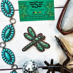 Turquoise Dragon Fly Patch (Patch ONLY)