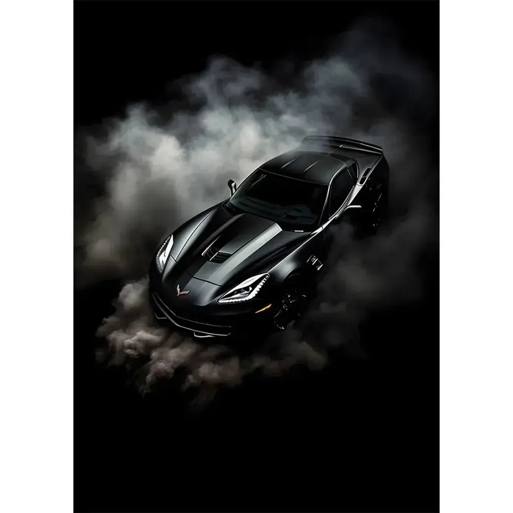 Corvette Car Aesthetic Poster
