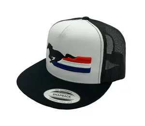 Classic Mustang Logo snapback trucker hat