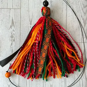 Handmade Bible Tassel Bookmark with Beads Unique Design for Journal Bookish Merchandise Black History Month Gift Idea