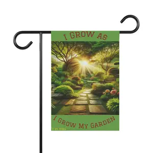 Garden Banner, Outdoor Flag, Home Decor, Housewarming Gift, Gardener Gift, Floral Banner