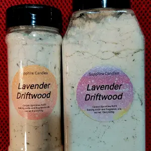 Carpet Sprinkles - Decorative Sprinkles in Glass Jar - Original Design with Black Sprinkles Freshener Scented Aroma Fragrance Scent