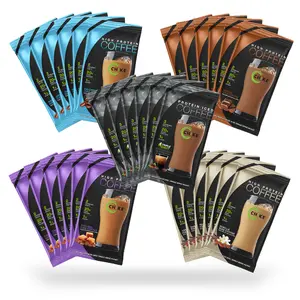 Chike Protein Iced Coffee TikTok Exclusive Bundle: 25 Packets - Mocha, Vanilla, Caramel, Original, Triple Shot High Protein Beverage 20g Protein 1g Sugar