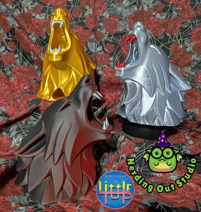 The Howling Alpha: Dice Tower and Wall-Mounted Art