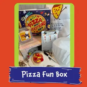Big Play in a Box - Pizza Fun Box - Sensory Learning Experience!