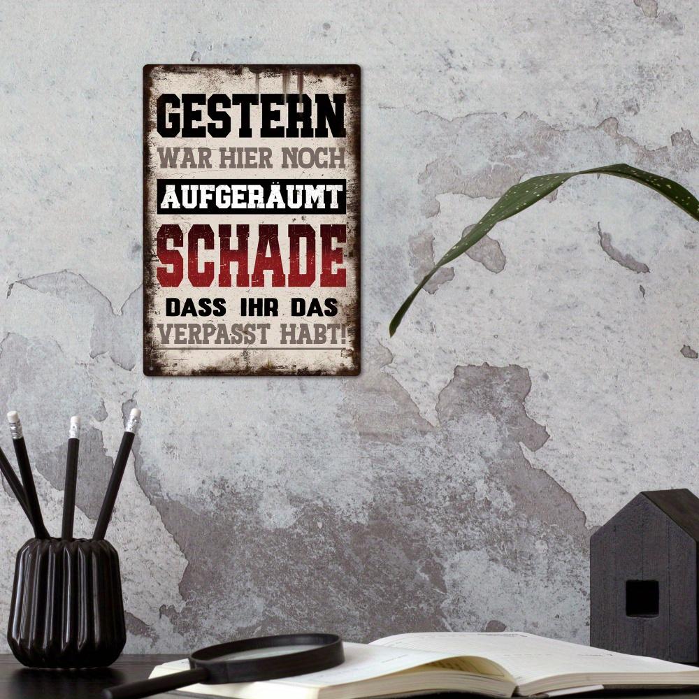 1pc Inspiration Quotes Metal Tin Sign, Funny Poster Vintage Plaque Wall Art Decor Gift For Family Friend Colleague, 7.9 X 11.8 Inches Christmas decorations