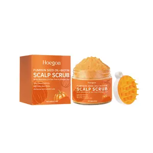 Hoegoa Scalp Nourishing Scrub with Tea Tree Oil Ginger Oil & Biotin Gentle Cleansing Cuticle Care Smooth Moisturizing Refreshing Treatment Kit for Hair Cleaning and Scalp Care