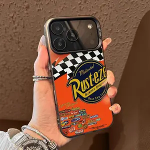 Rust Racing-Style Phone Case — Compatible with iPhone 17, 16, 15, 14, 13, 12, 11 (Plus/Pro/Max)