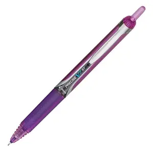 Pilot Corporation Of America  Precise V7 Retractable Roller Ball Pen .7mm Purple
