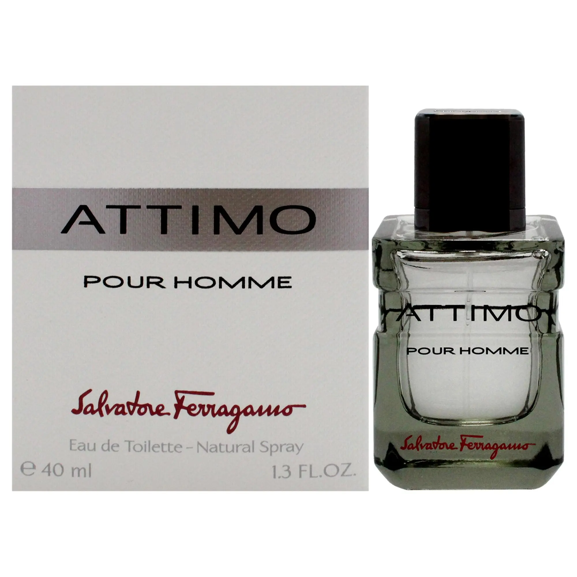 Salvatore Ferragamo Attimo Men's EDT Spray Fragrance - 1.3 fl oz, Convenient Size Single Bottle, Long-Lasting Aroma