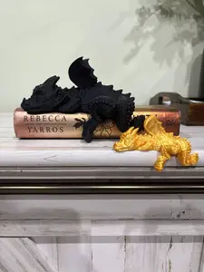 Sleeping Dragon Bookshelf Decor