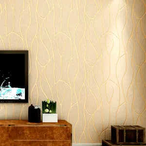 wallpaper 1 Roll Modern 3D Wallpaper Water Ripple Nonwoven Home Decor TV Background Wall Sticker Living Room