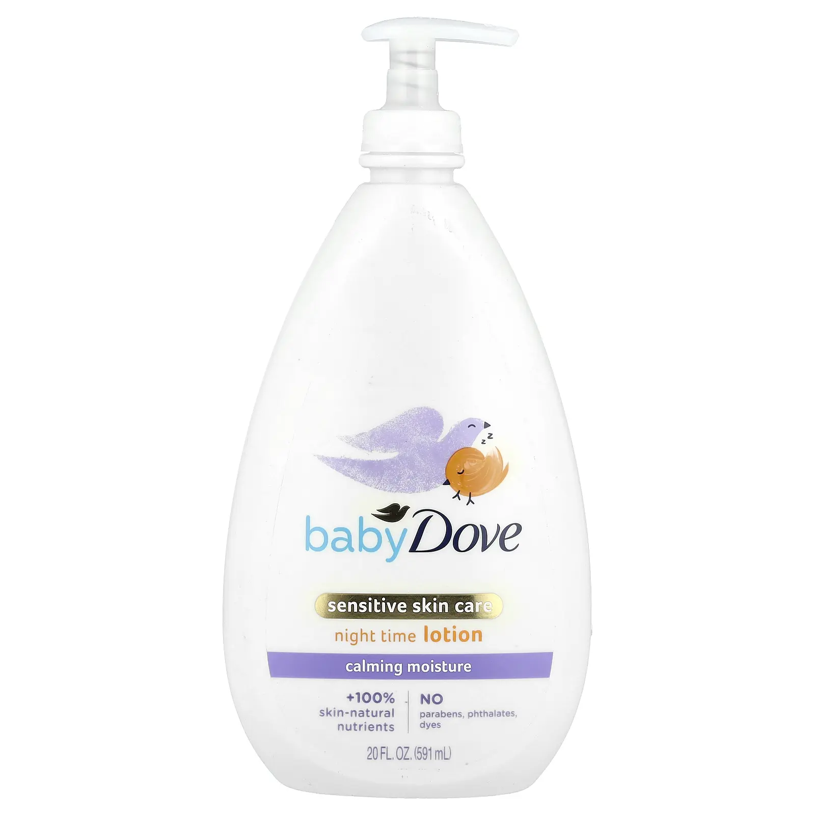 Dove Baby, Sensitive Skin Care, Night Time Lotion, 20 fl oz (591 ml) Dove Baby, Sensitive Skin Care, Night Time Lotion, 20 fl oz (591 ml)