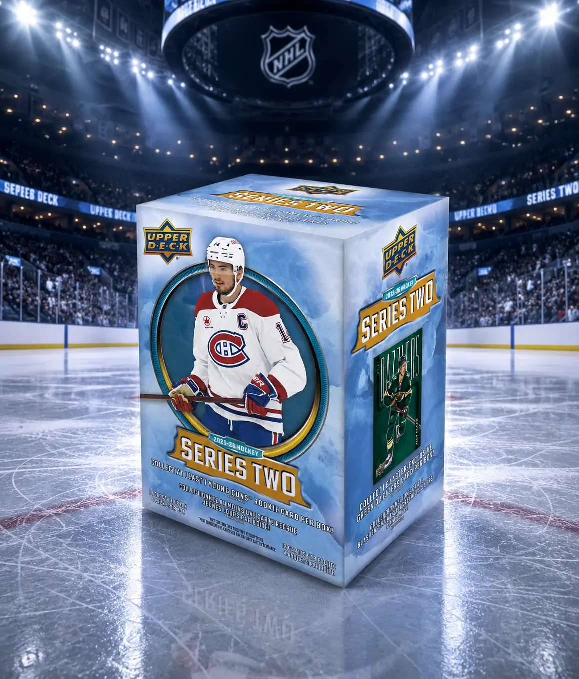 2025-26 Upper Deck Series 2 Hockey Retail Pack (12 Cards)