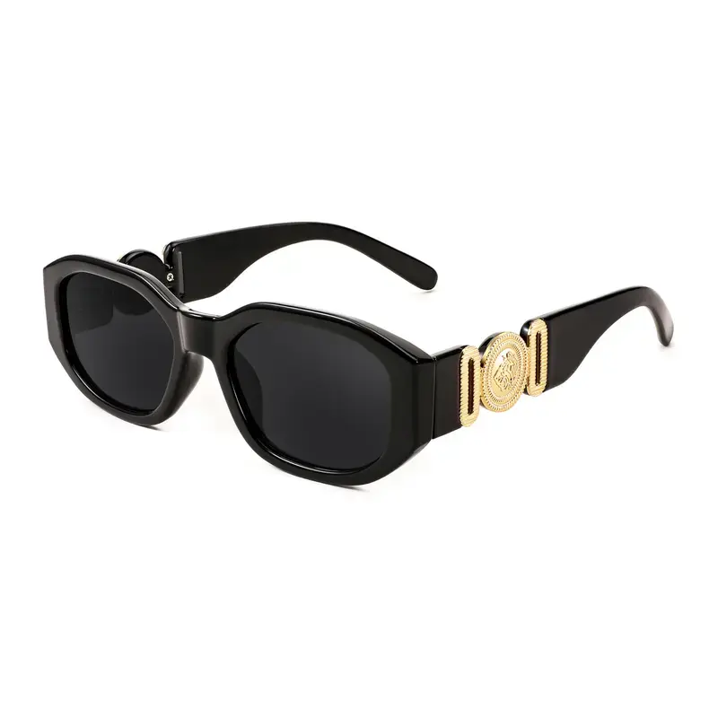 Retro Trendy Rectangle Sunglasses Women Men Vintage 90s Small Narrow Square Sunglasses