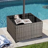 30" Square Umbrella Hold Table Style 1