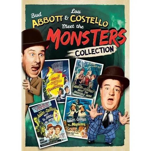 Abbott and Costello Meet the Monsters Collection  [DVD Video Disc] 2 Pack, Slipsleeve Packaging, Snap Case