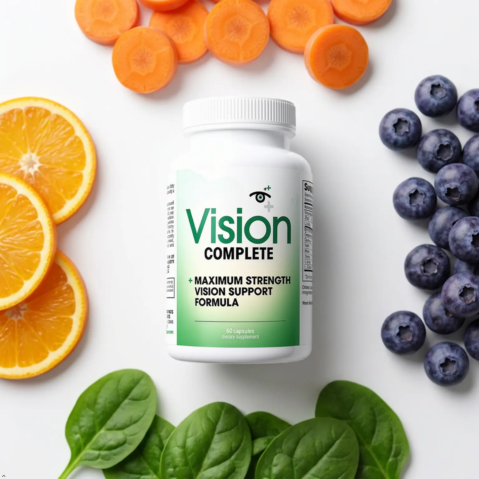 Vision Complete – Maximum Strength Eye Support with Lutein | Daily Vision & Eye Health Supplement
