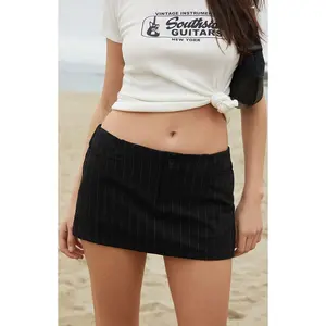 John Galt Women's Black Louisa Mini Skort