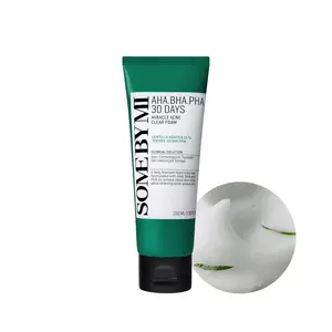 [SOME BY MI] AHA BHA PHA 30 Days Miracle Foam 100ml, Made from Tea Tree Leaf for Acne Prone Skin, Daily Acne Face Wash for Removing Sebum and Dead Cells, Korean Skin Care