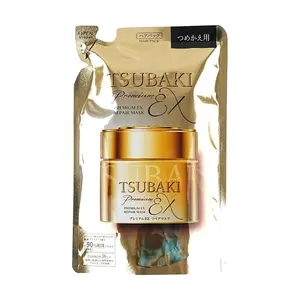 TSUBAKI 0 Second Hair Mask Ultimate Multi-Effect Repair Gold Hair Conditioner Refill 5.29 oz [2024 New Version]